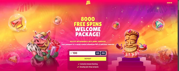 Mad Rush Casino Recension