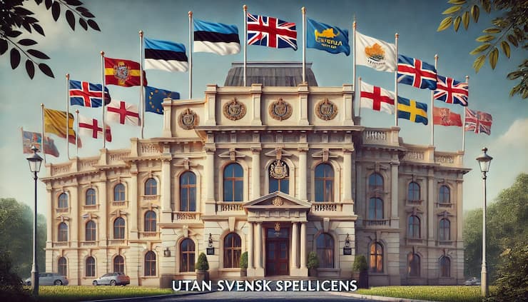 Spellicenser hos casinon utan svensk licens