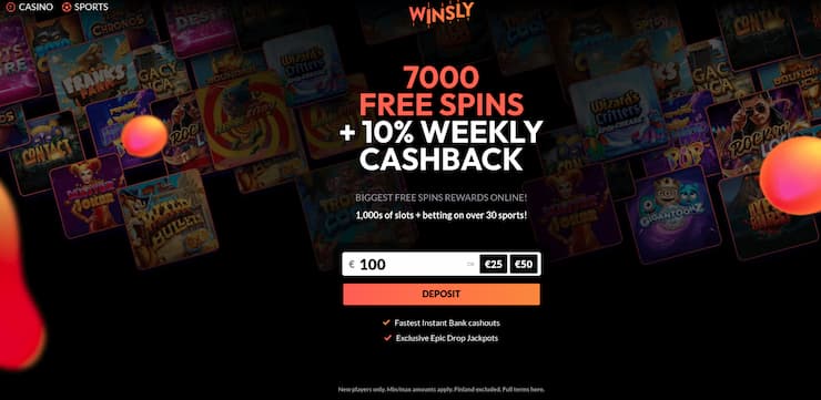 Winsly casino recension